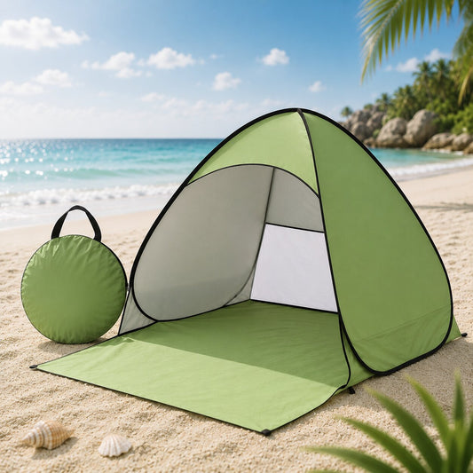 Pop-Up Beach Tent - UPF 50+ Sun Protection - Sets Up in Seconds
