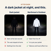 Reflective Windbreaker Jacket – Unisex – Waterproof & Windproof