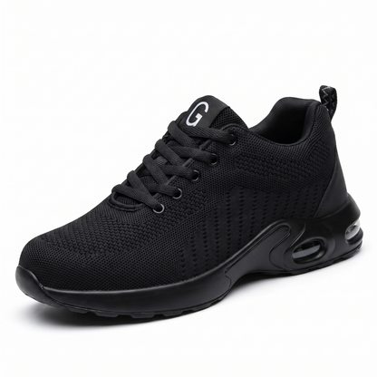 Steel Toe Shoes - Air Cushion Work Sneakers - Breathable & Puncture-Proof