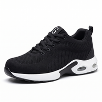 Steel Toe Shoes - Air Cushion Work Sneakers - Breathable & Puncture-Proof