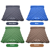 Inflatable Double Camping bed – Durable – Built-in Pillow & Foot Pump - Air Mattress
