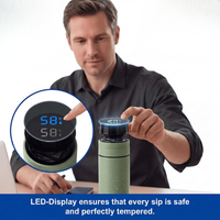 Smart Thermos Bottle - LED Temperature Display - 500ml Stainless Steel