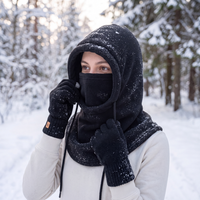 Winter Balaclava, Gloves & Socks Set - Fleece Lined - 3-4 Piece Set