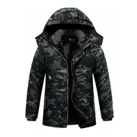 Men's Thickened Winter Coat - Detachable Hood - Multi-Pocket Workwear