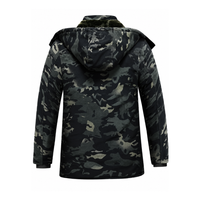 Men's Thickened Winter Coat - Detachable Hood - Multi-Pocket Workwear