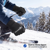 Heated Gloves - Waterproof Touchscreen Winter Gloves for Skiing