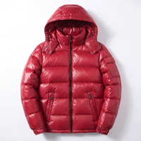 Men's Puffer Jacket - 80% Duck Down Fill - Detachable Hood
