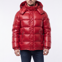 Men's Puffer Jacket - 80% Duck Down Fill - Detachable Hood