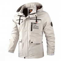 Men's Winter Jacket - Waterproof & Windproof - Removable Hood