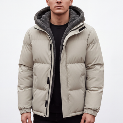 Men's Winter Jacket - Waterproof & Windproof - Fleece-Lined