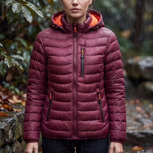 Women's Winter Jacket - Waterproof & Windproof - Removable Hood