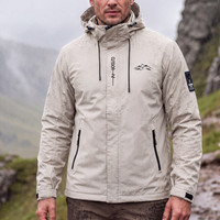Men's Rain Jacket - Waterproof & Windproof - With Hood