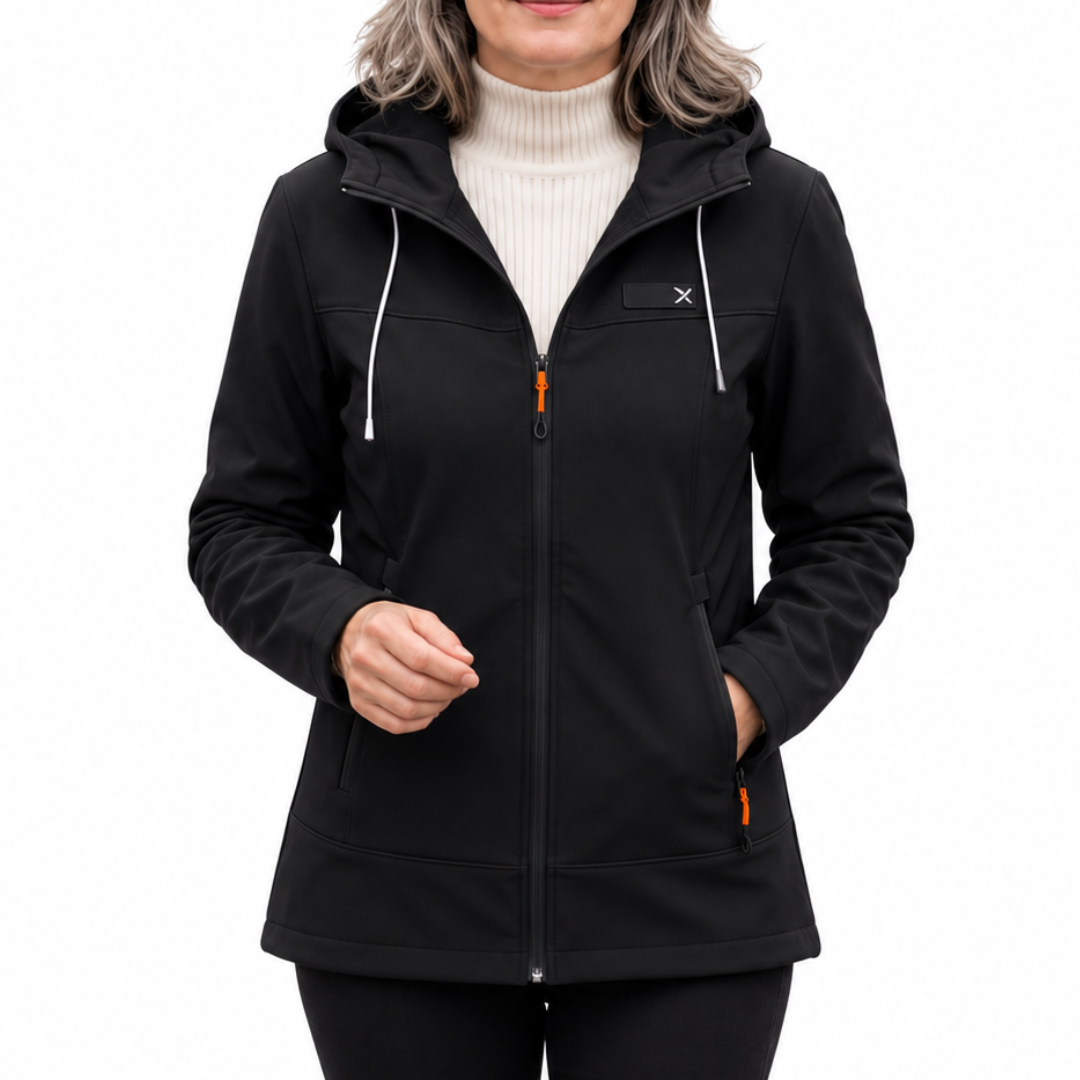 Women's Waterproof Rain Jacket - Windproof & Hooded - Relaxed Oversized Fit