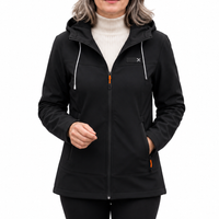Women's Waterproof Rain Jacket - Windproof & Hooded - Relaxed Oversized Fit