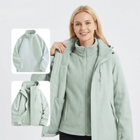 Rain Jacket - Women's 3-in-1 - Removable Fleece Liner