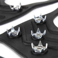 Ice Cleats - 10-Spike Stainless Steel - Slip-On Traction