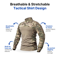 Men’s Outdoor Tactical Shirt – Breathable & Stretchable