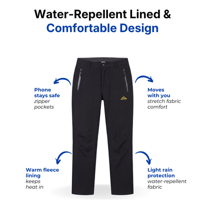 Women’s Hiking Pants – Water-Repellent – Lined & Comfortable