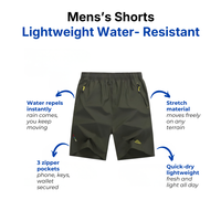 Men’s Hiking Shorts - Water-Resistant - Quick-Dry