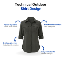 Women’s Outdoor Hiking Shirt – Breathable – Quick-Dry
