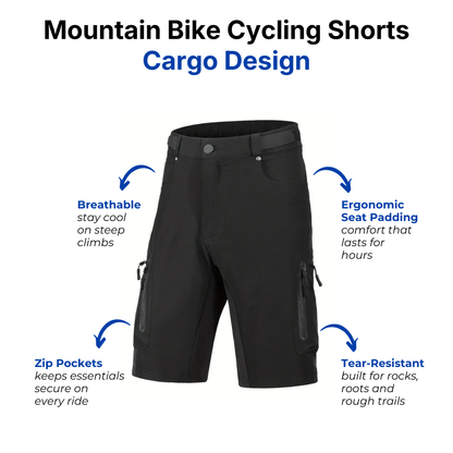 Men’s Mountain Bike Cycling Shorts - MTB Cargo Shorts