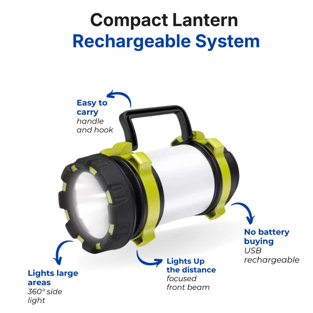 Rechargeable LED Lantern – Compact & Powerful