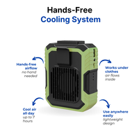 Waist Fan – Hands-Free Cooling – 7-Hour Battery