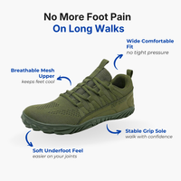 Men’s Barefoot Hiking Shoes – Breathable – Wide-Fit Comfort