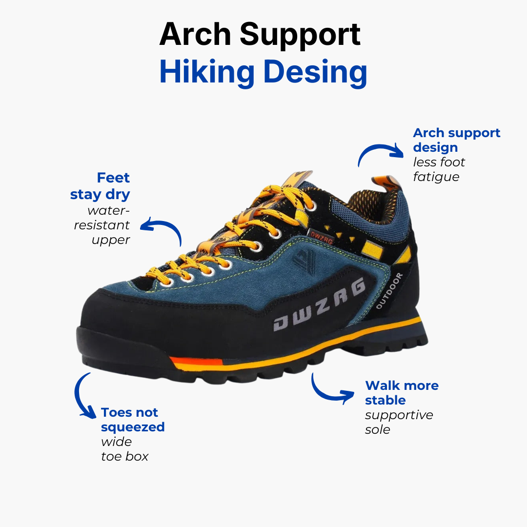 Hiking Shoe - Arch Support – Waterproof