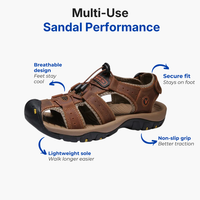 Men’s Breathable Outdoor Sandals – Non-Slip Grip