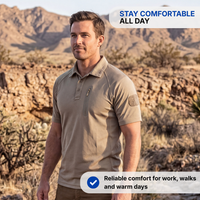 Men’s Quick-Dry Outdoor Polo Shirt – 3-Pack