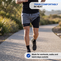 Men's 2-in-1 Sports Shorts – Quick-Drying – Phone Pocket