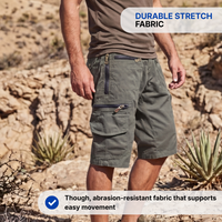 Men’s Cargo Shorts – Multi-Zip Pockets – Quick-Dry