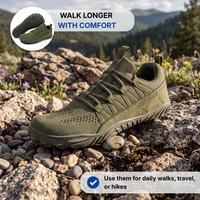 Men’s Barefoot Hiking Shoes – Breathable – Wide-Fit Comfort