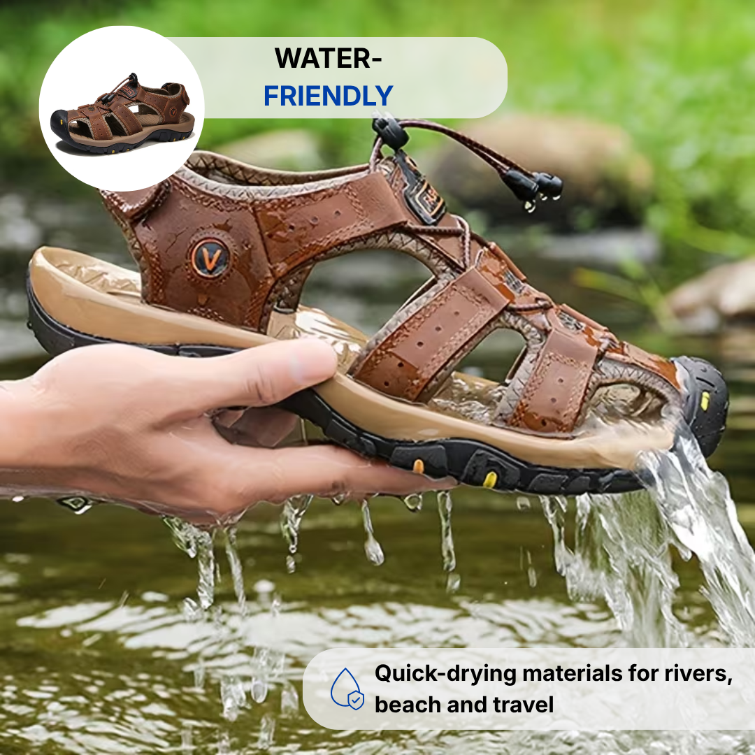 Men’s Breathable Outdoor Sandals – Non-Slip Grip