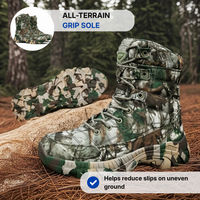 Men’s Tactical Combat Boots – Lace-Up Support – All-Season