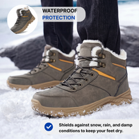 Men’s Winter Snow Boots – Thermal Lined – Non-Slip