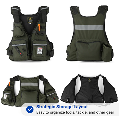 Multi-Use Fishing Vest - Storage Pockets