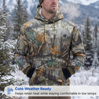 Camouflage Heated Sweatshirt – 7 Heating Zones – 3-Level Control