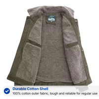Men’s Outdoor Jacket – Fleece-Lined – Winter