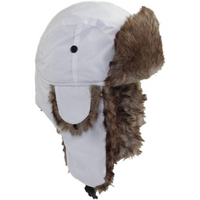 Trapper Hat - Faux Fur Lined Winter Hat with Ear Flaps - Unisex