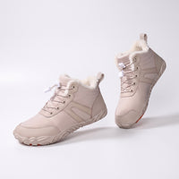 Womens Winter Boots - Wide Toe Box Plush Lined - Quick Lace