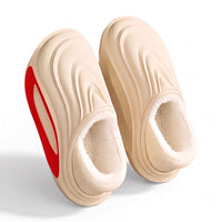 House Shoes for Men & Women - Plush Lined Slippers - Quiet Soft EVA Sole