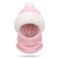 Womens Hat and Scarf Set - Pom Pom Winter Hat - Soft Fleece Lined