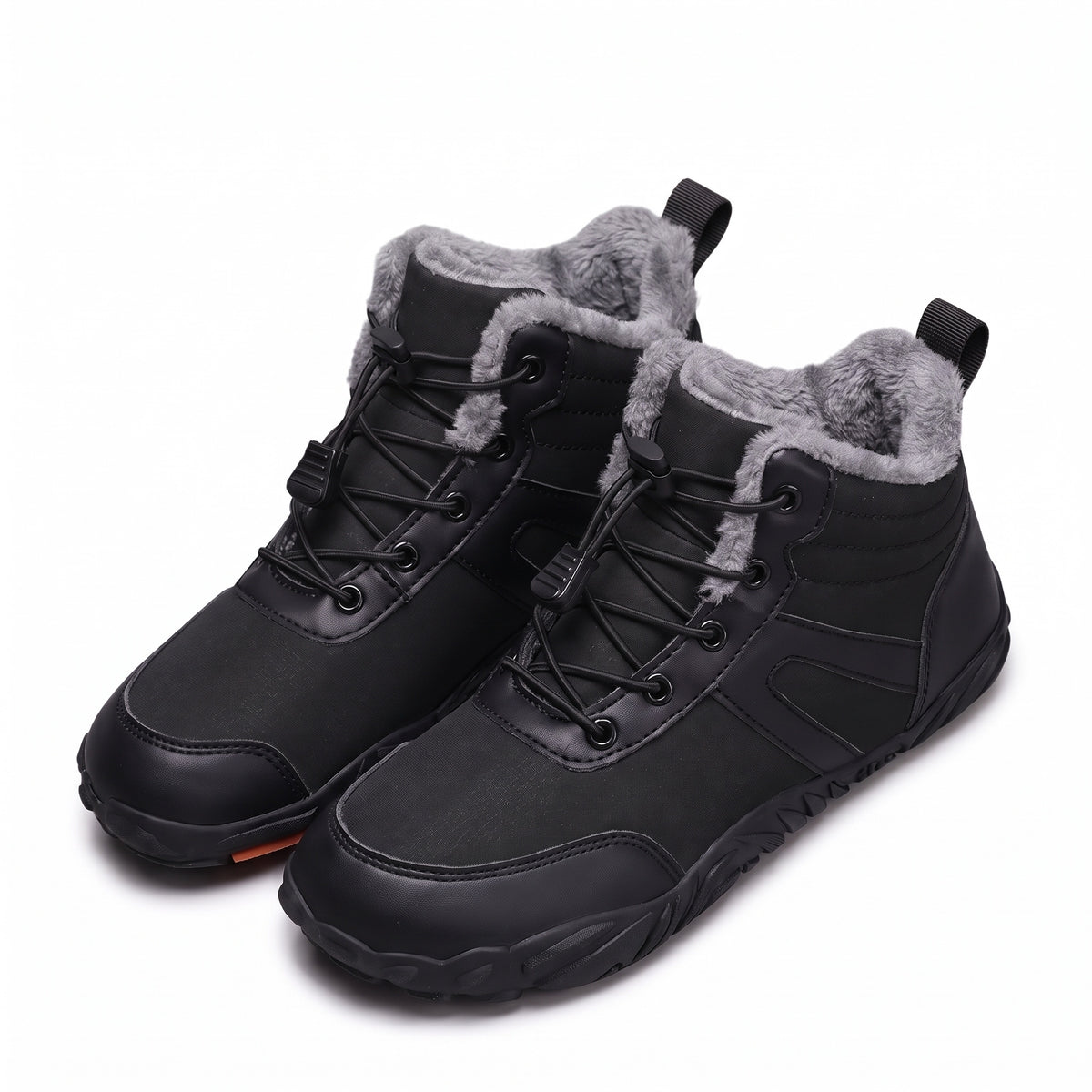 Womens Winter Boots - Wide Toe Box Plush Lined - Quick Lace