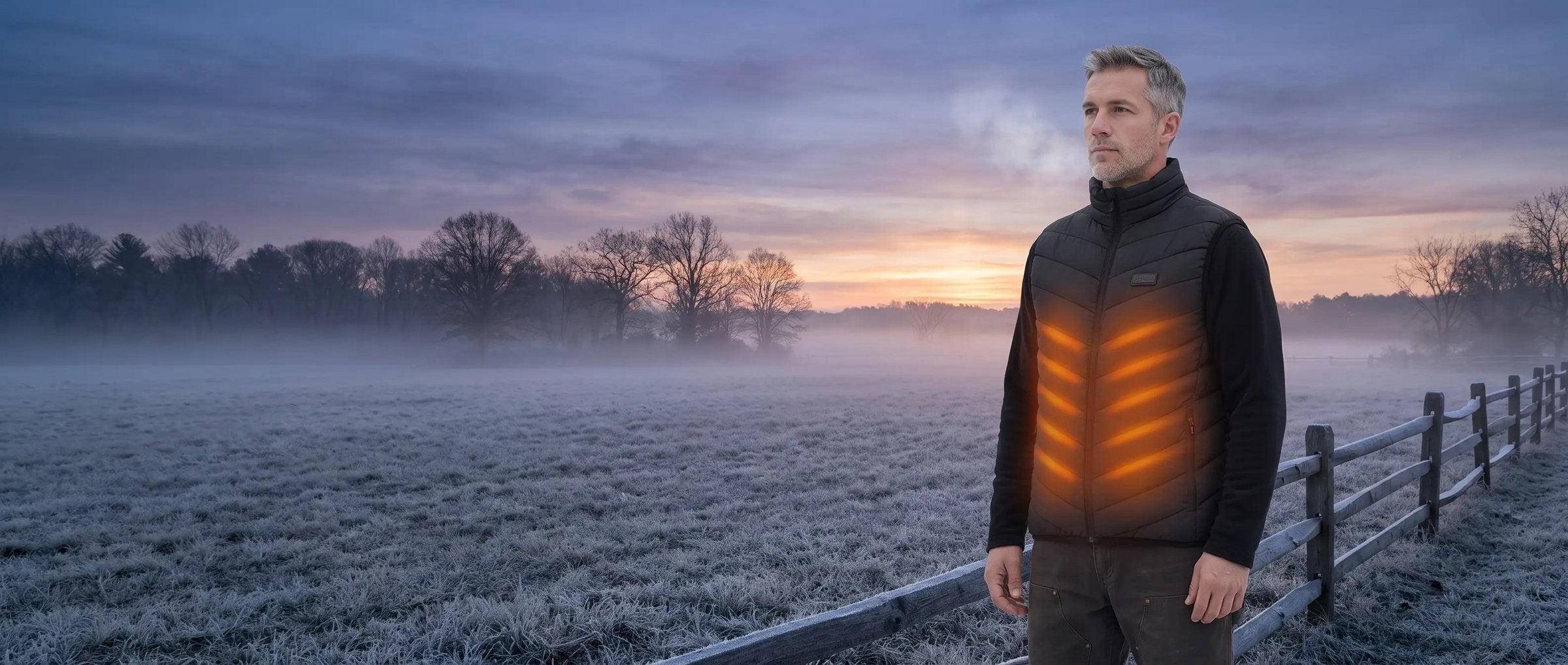 THE HEATED VEST THAT WARMS EVERYTHING.
